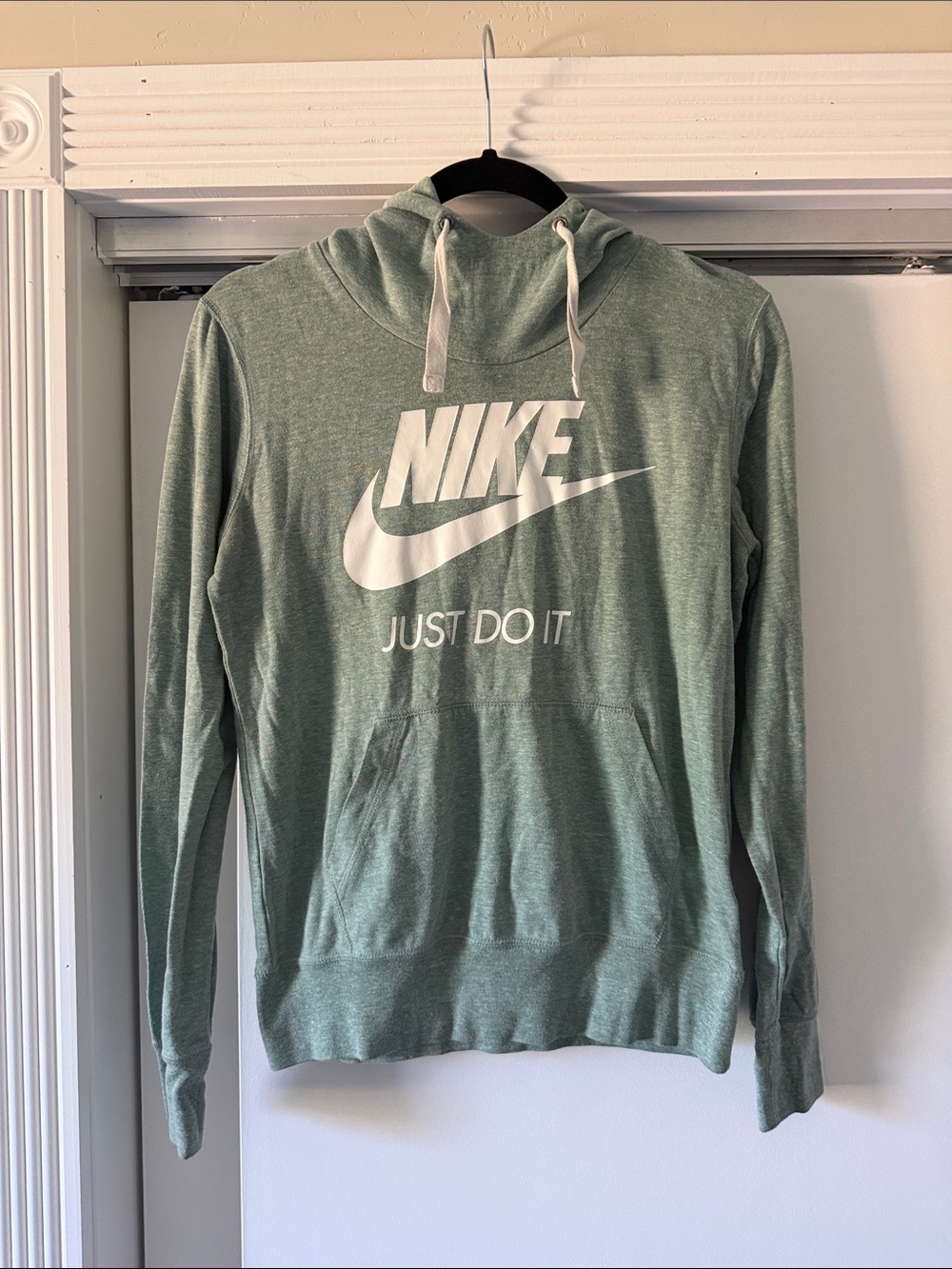 Nike Sage Green Logo Pullover Hoodie
